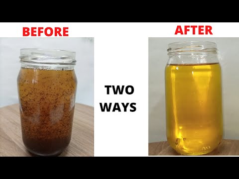 2 EASY WAYS TO CLEAN OIL AFTER DEEPFRYING/HOW TO RECYCLE OIL AFTER DEEPFRYING/CLEAN OIL/REUSABLE OiL