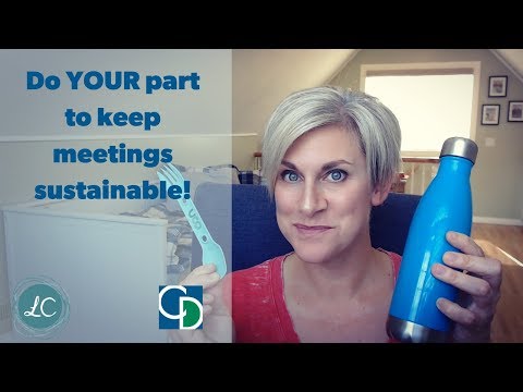 Green Meetings and Sustainability, Packing Recyclables When We Travel
